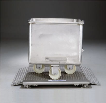 스테인리스 스틸 플로어 스케일 2888S-SS | 0.5K | 24x24인치 헤비 듀티 계량 플랫폼