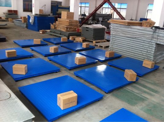 대형 산업용 플로어 스케일 5000kg 로우 프로파일