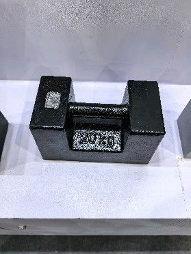 크레인 안정성 시험 및 엘리베이터 안전 검증용 20kg 회색 주사철 무게 (M1/M2 등급)